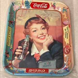 Coca-Cola Vintage Style Serving Tray 1950s